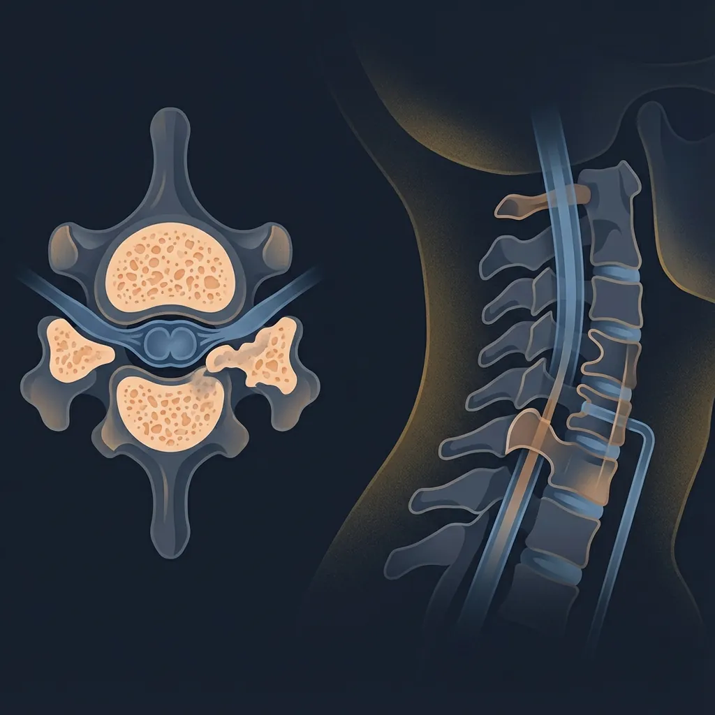 Complex cervical spine anatomy