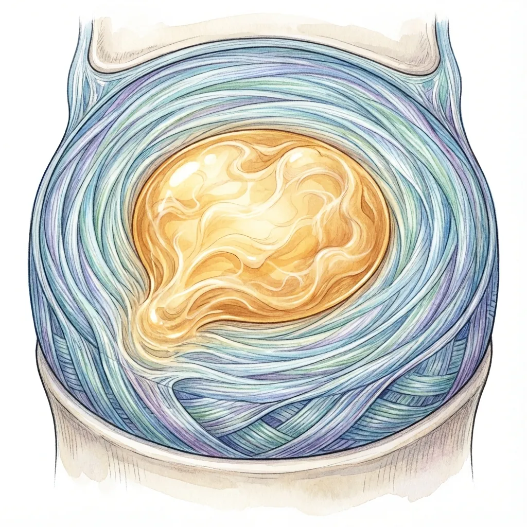 Cross-section anatomy of the natural intervertebral disc